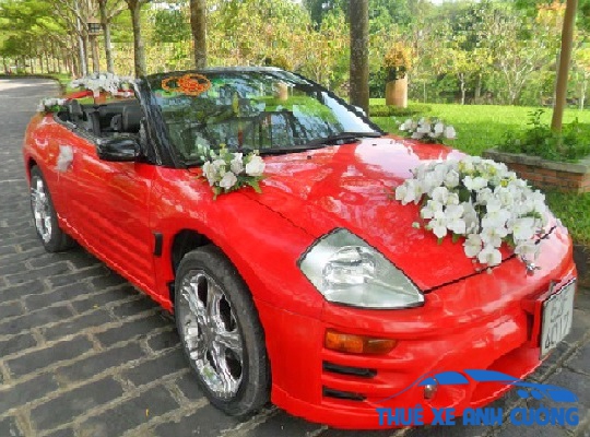 Cho Thuê Xe Cưới Mitsubishi Eclipse Mui Trần