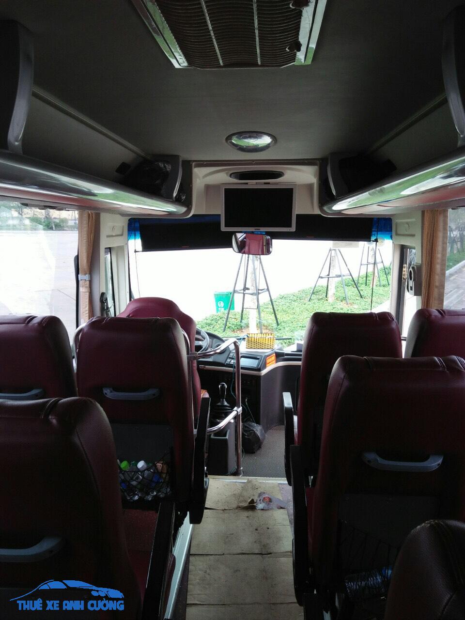 Nội thất xe 35 chỗ thaco